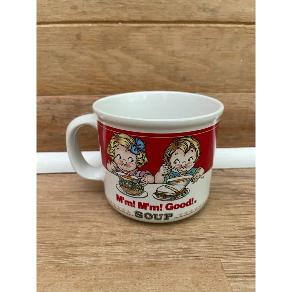 EUC Campbell's Soup Mug 1991 Westwood 14 Oz. Campbell Kids M'm! M'm! Good!